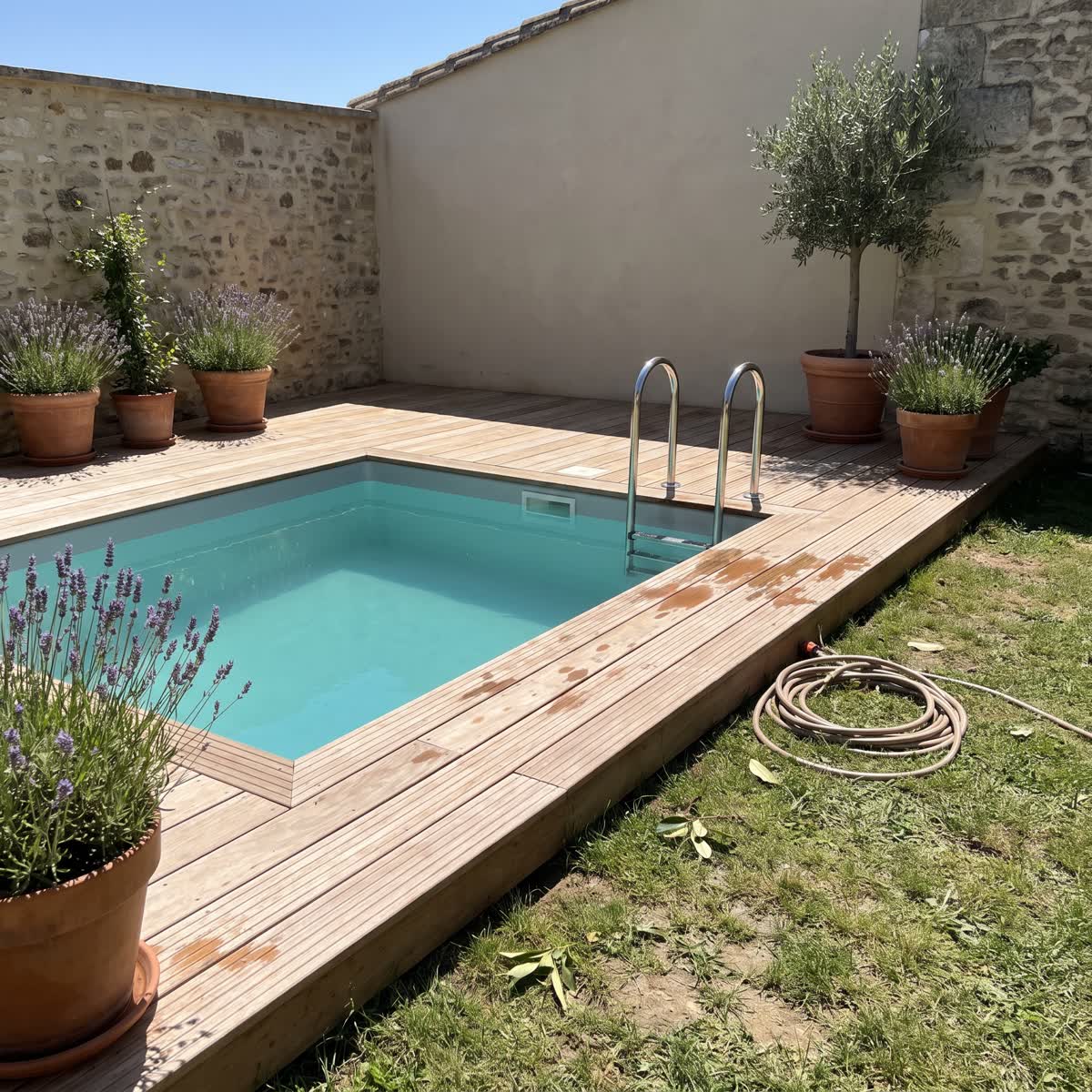 piscine container largeur 4m - Détails
