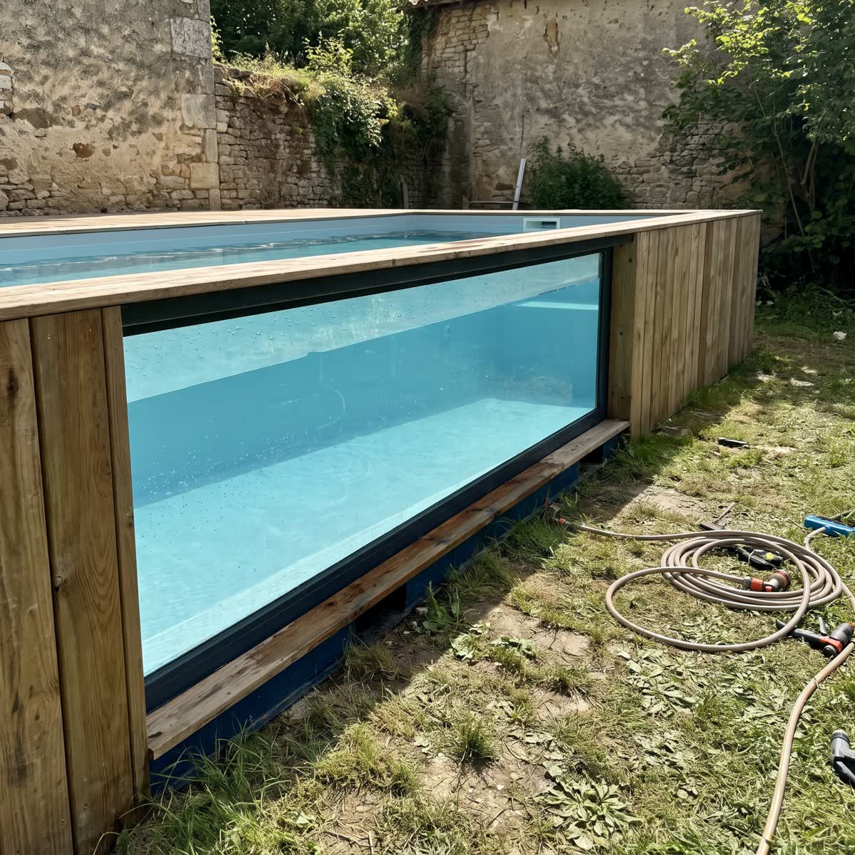 piscine container sur mesure - Vue extérieure